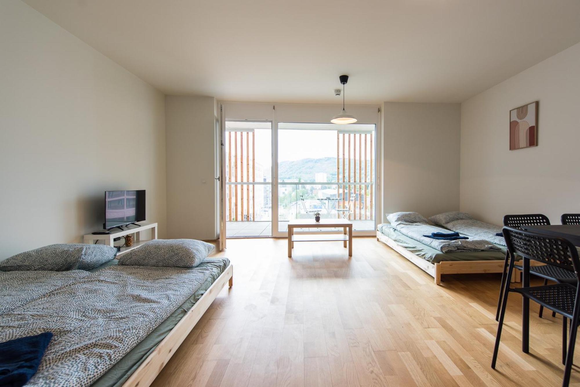 Muzeta Graz - Eco-Friendly Parkview Holiday Apartments In Graz'S Smart City Kültér fotó