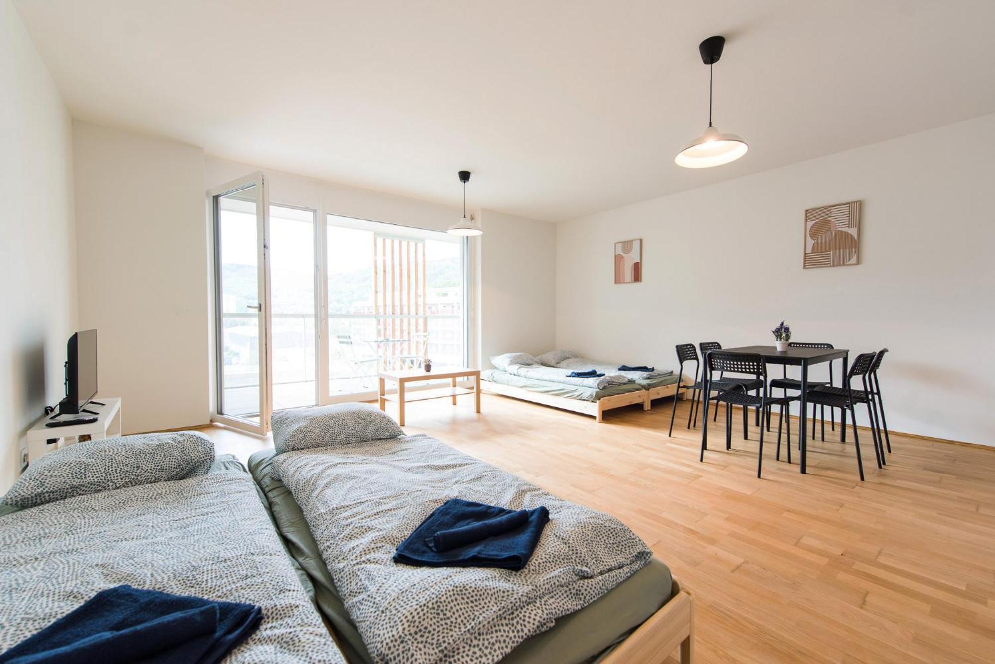 Muzeta Graz - Eco-Friendly Parkview Holiday Apartments In Graz'S Smart City Kültér fotó